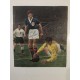 Signed picture of John Hewie the Scotland footballer.  